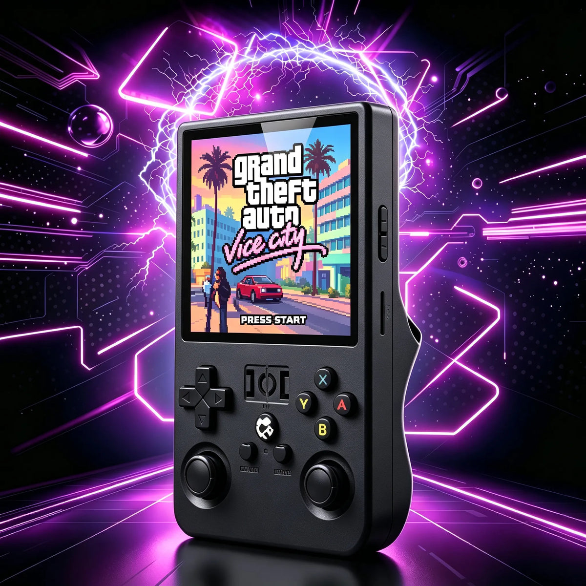 R36MAX Retro Handheld Game Console – 4" Display, 20,000+ Classic Games & Portable Gaming